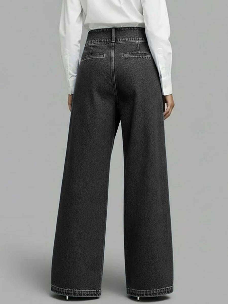 Victoria I pantalón pierna ancha cruzado