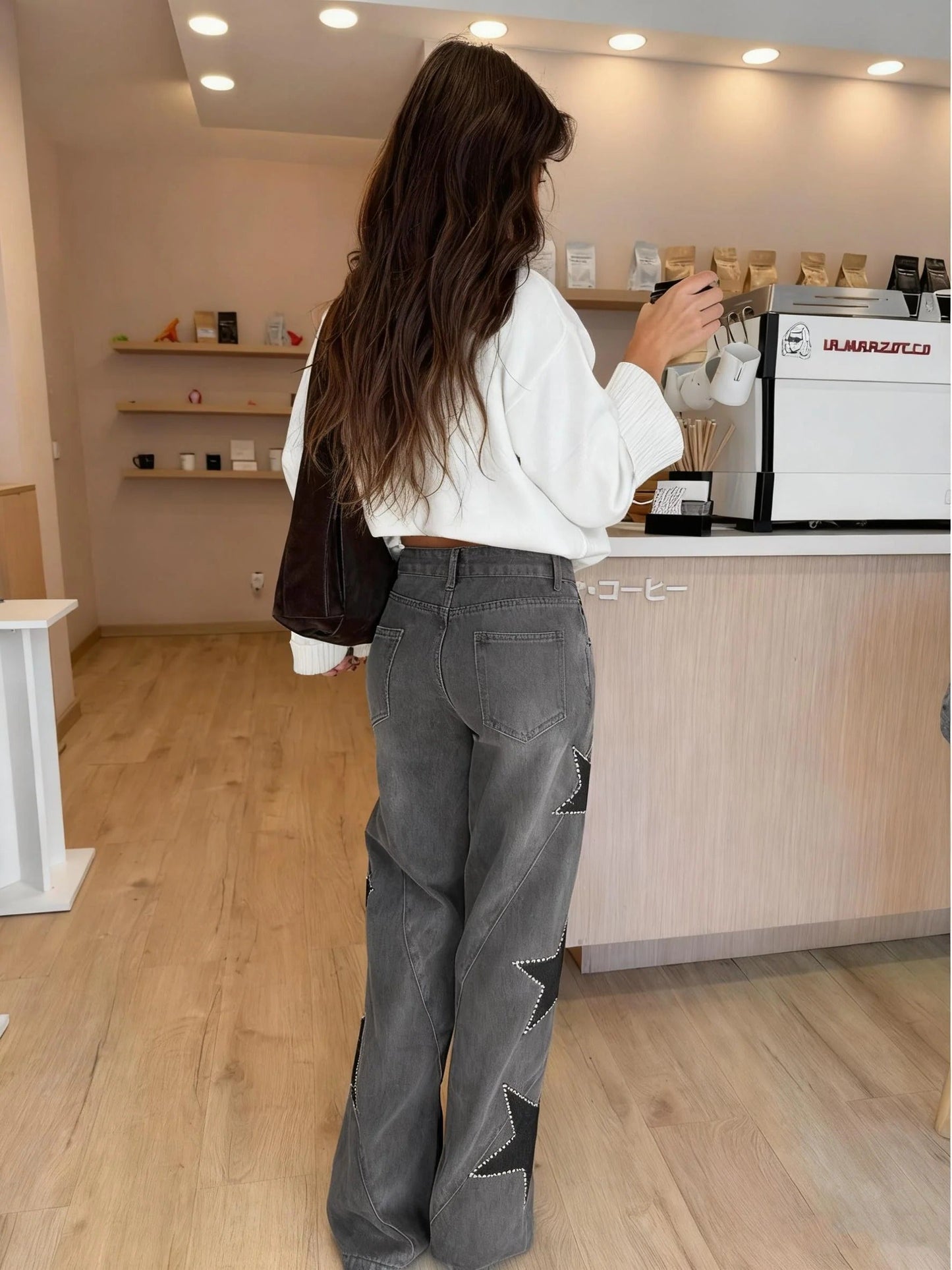Giulia I jeans con estampado de estrellas