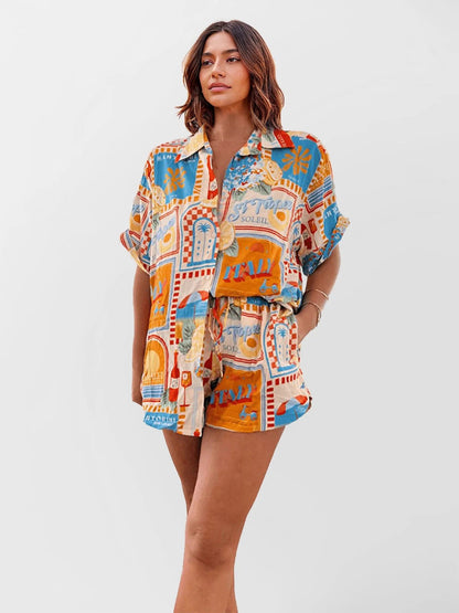 Federica I conjunto camisa oversize e short