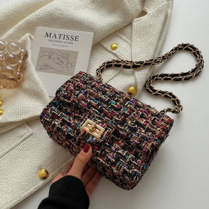 Cristina I borsa tweed ROSAVELLI - imagen 4