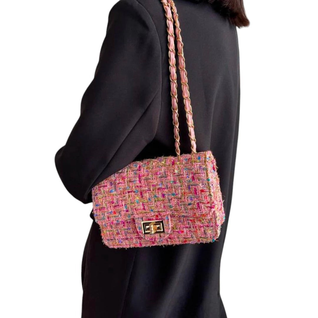 Cristina I borsa tweed ROSAVELLI - imagen 5