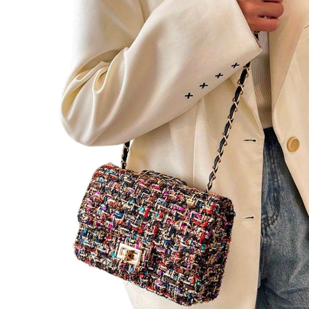 Cristina I borsa tweed ROSAVELLI - imagen 6