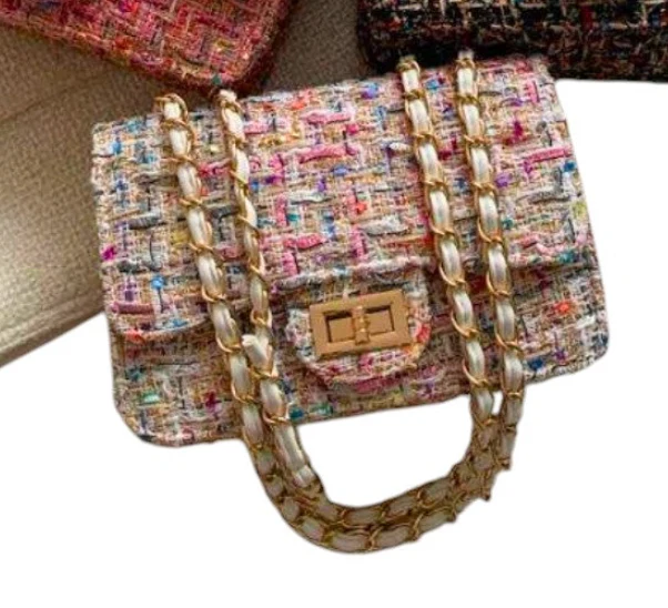 Cristina I borsa tweed ROSAVELLI - imagen 1
