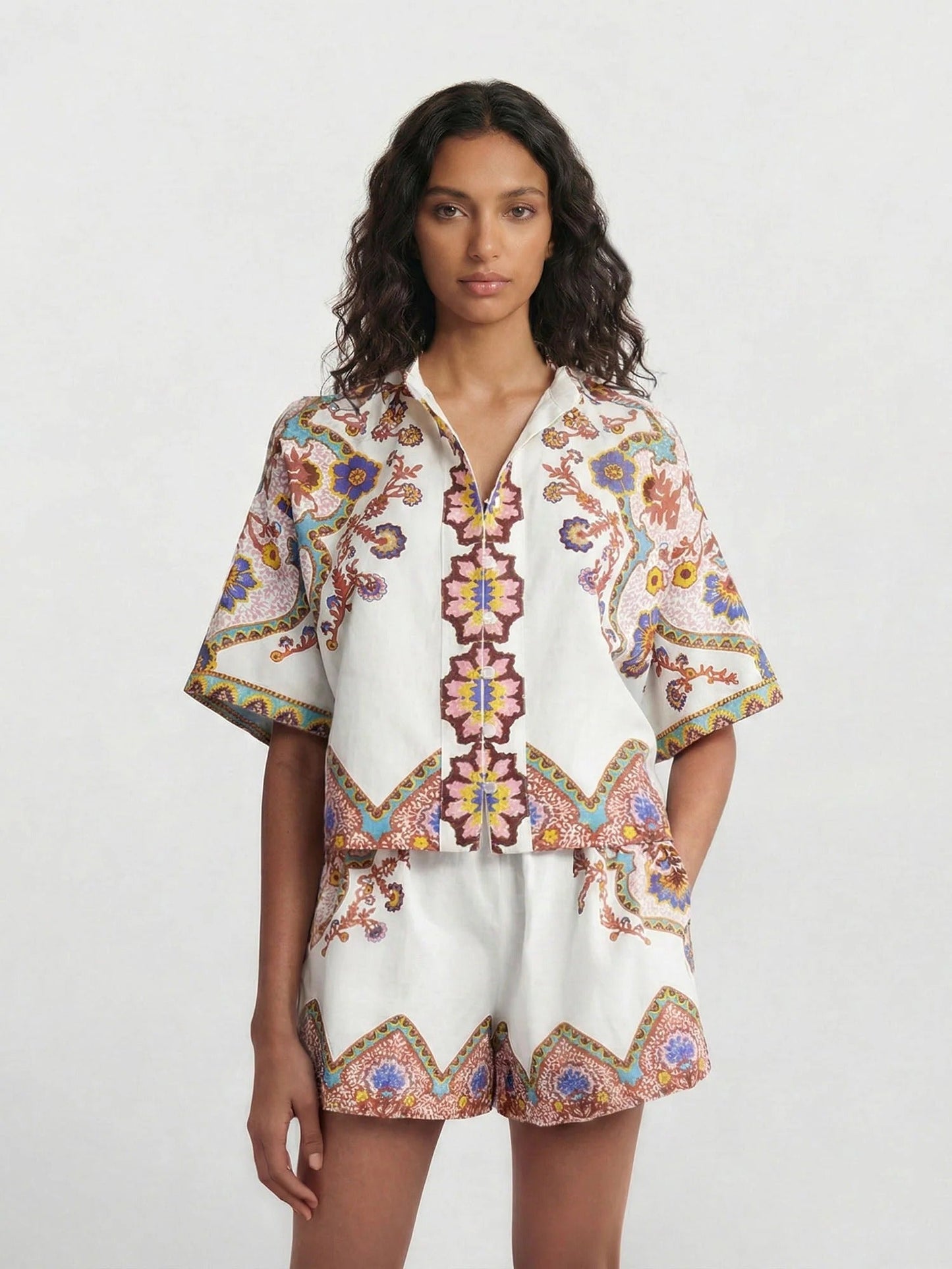 Grecia I conjunto camisero boho étnico