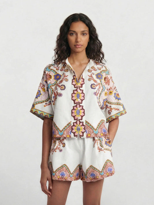 Grecia I conjunto camisero boho étnico