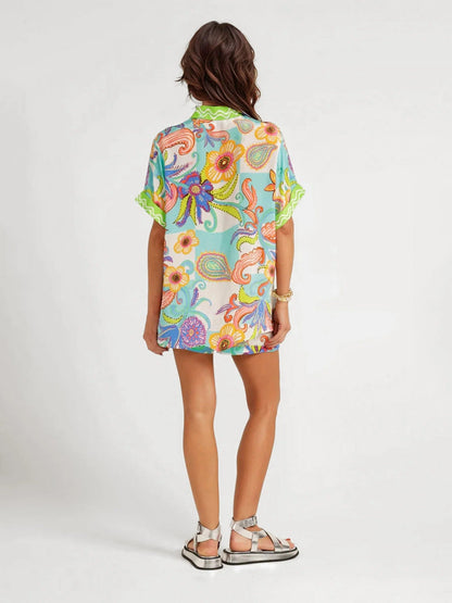 Florale I conjunto camisero boho
