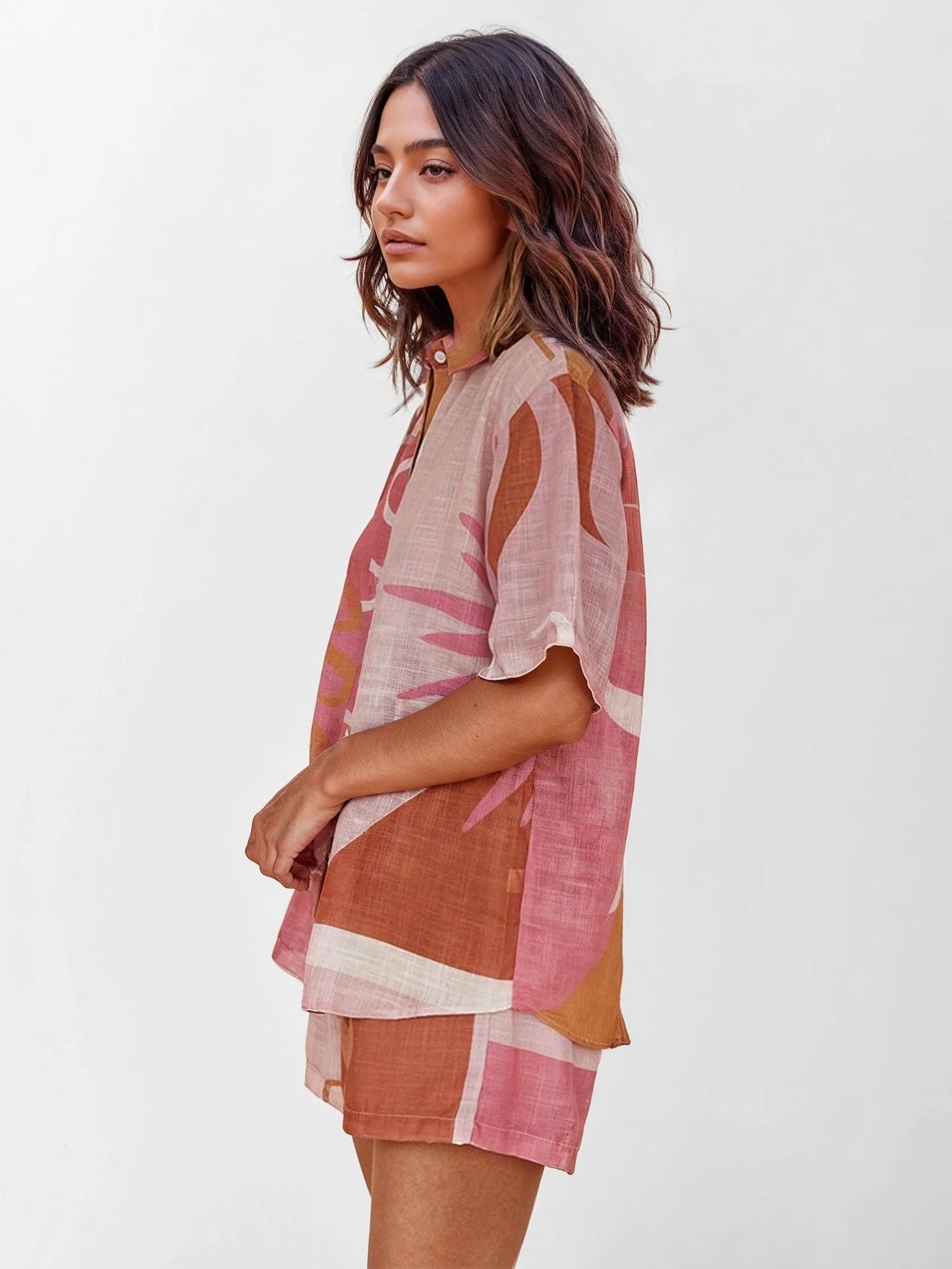 Teresa I conjunto camisero terra rosa ROSAVELLI - imagen 4