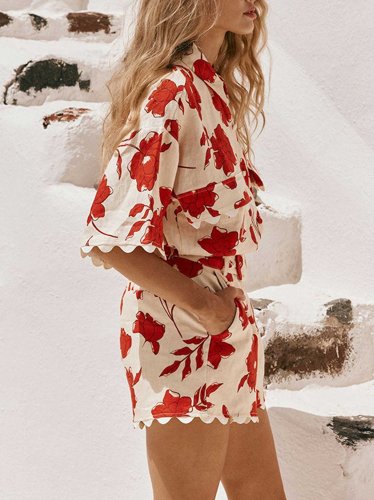 Pauline I conjunto dos piezas en lino ROSAVELLI - imagen 5