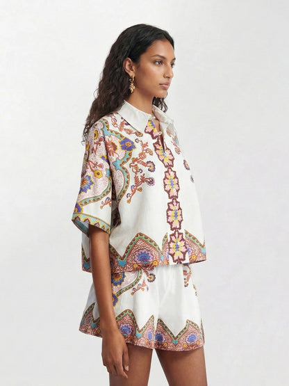Grecia I conjunto camisero boho étnico