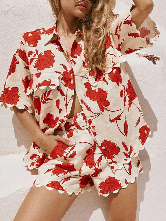 Pauline I conjunto dos piezas en lino ROSAVELLI - imagen 1