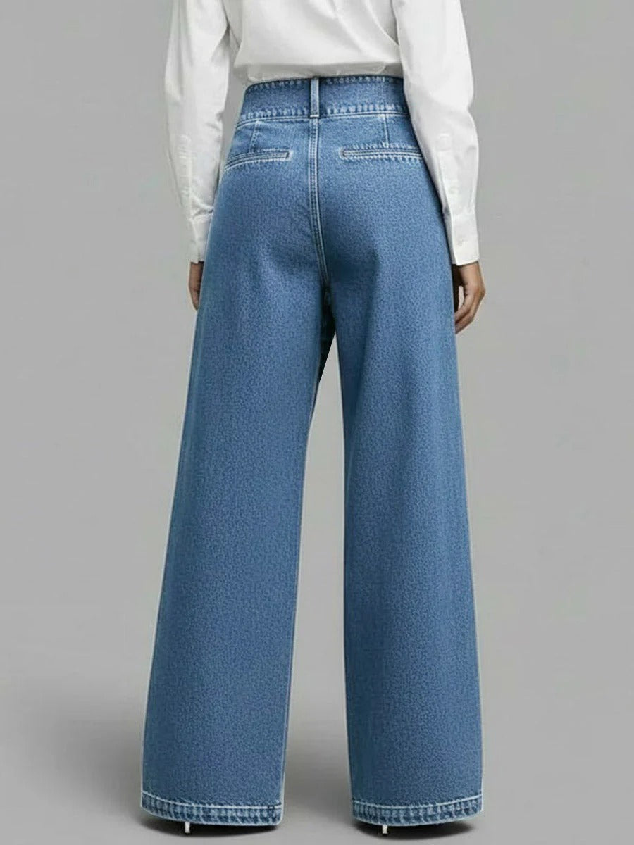 Victoria I pantalón pierna ancha cruzado