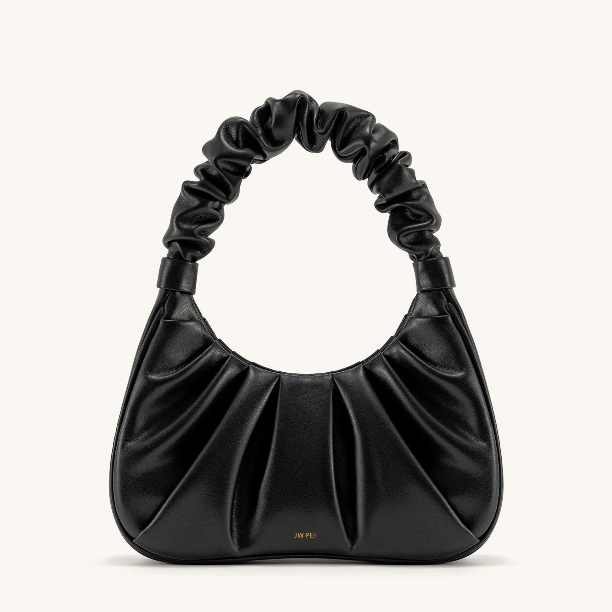 Carlota I borsa fruncida piel beige ROSAVELLI - imagen 1