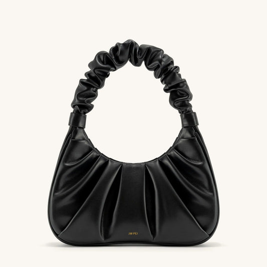 Carlota I borsa fruncida piel beige ROSAVELLI - imagen 1