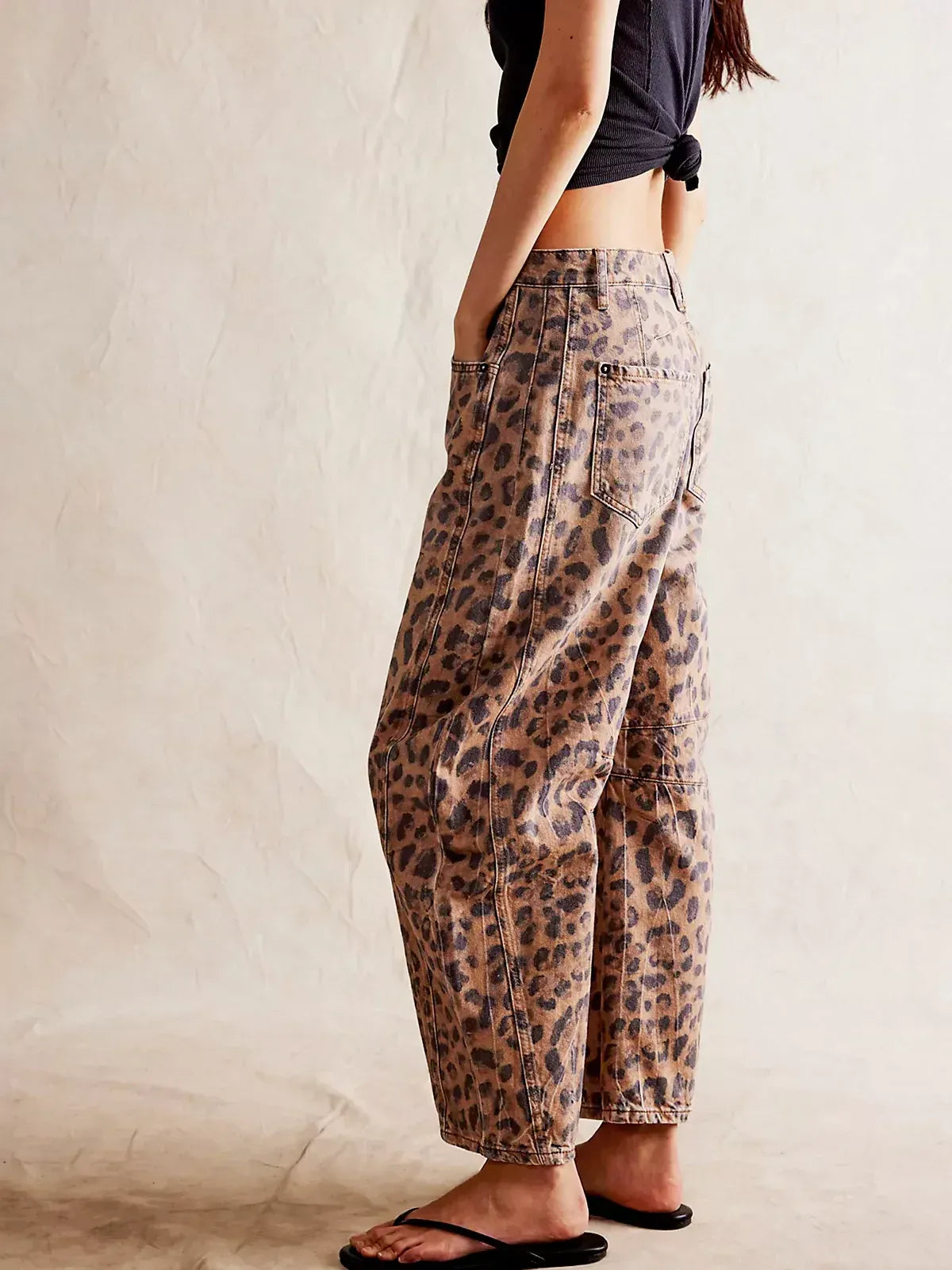 Ludovica I jeans balloon leopardo ROSAVELLI - imagen 10