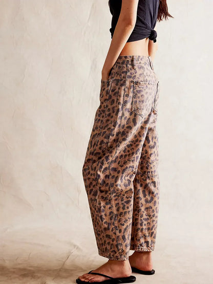Ludovica I jeans balloon leopardo ROSAVELLI - imagen 10