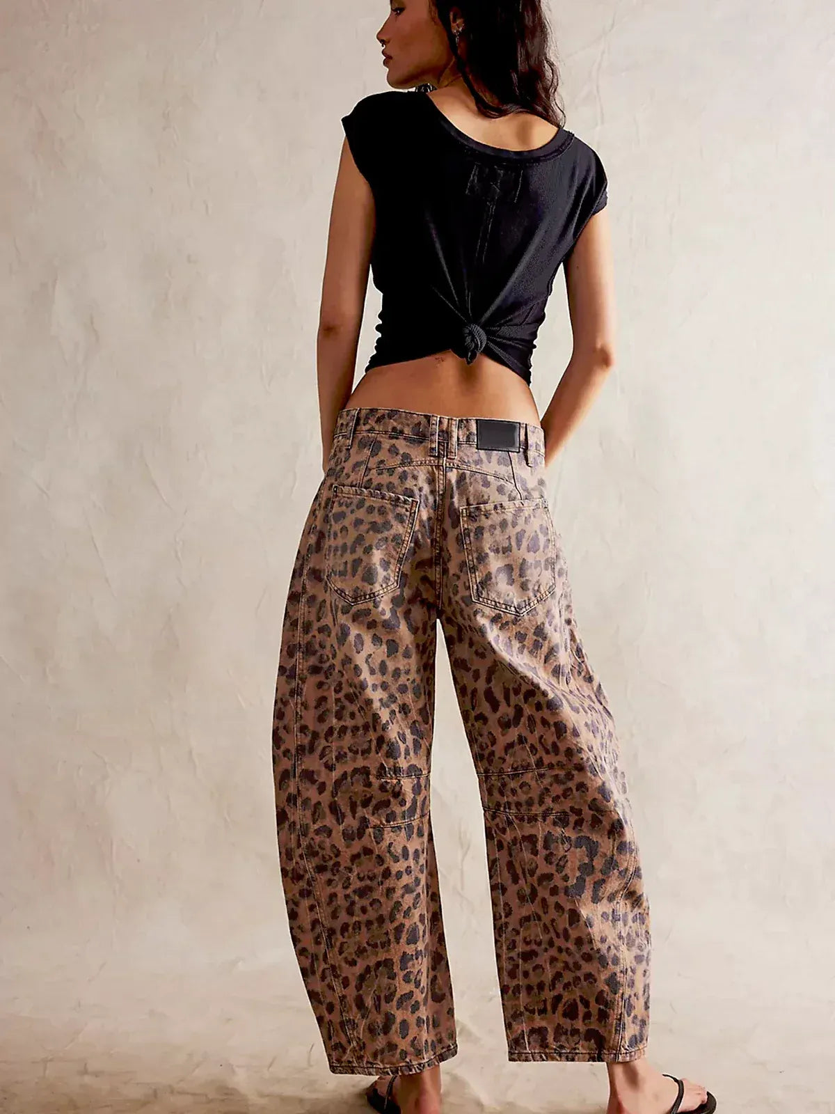 Ludovica I jeans balloon leopardo ROSAVELLI - imagen 11