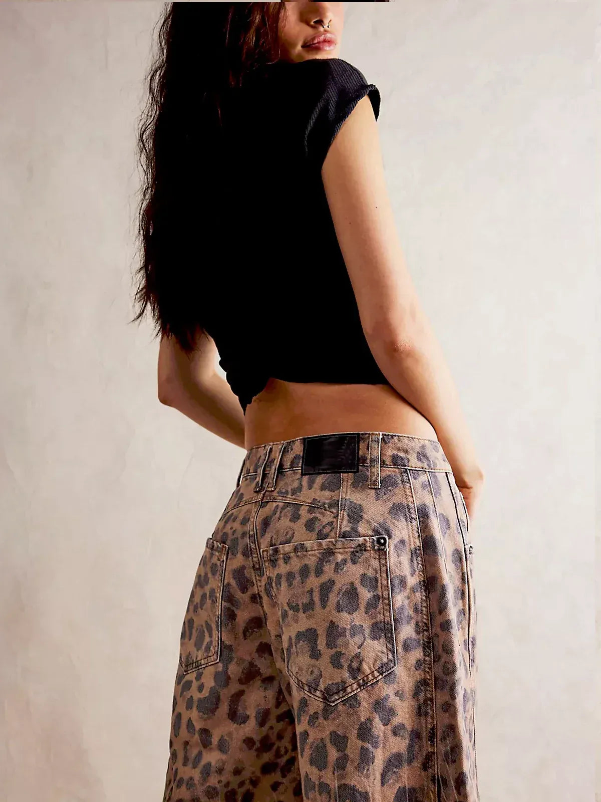 Ludovica I jeans balloon leopardo ROSAVELLI - imagen 5