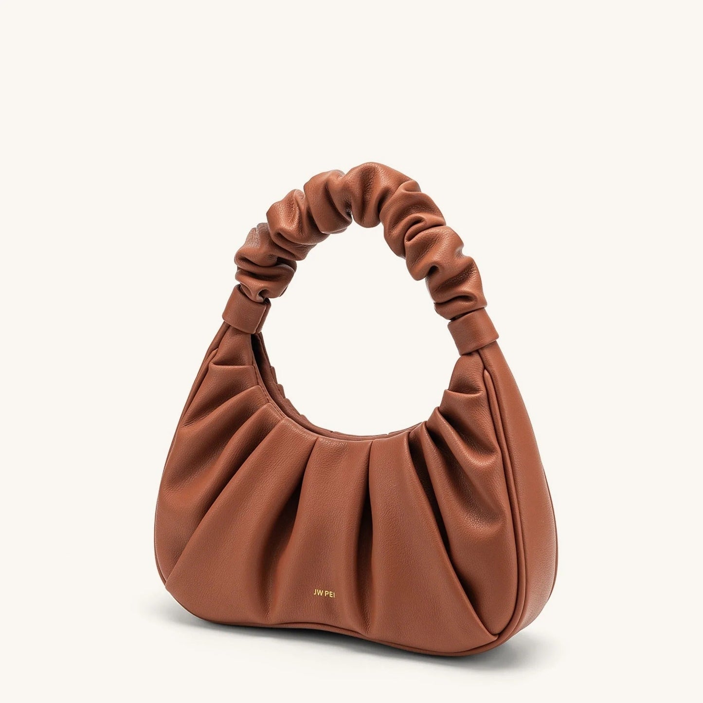 Carlota I borsa fruncida piel beige ROSAVELLI - imagen 14