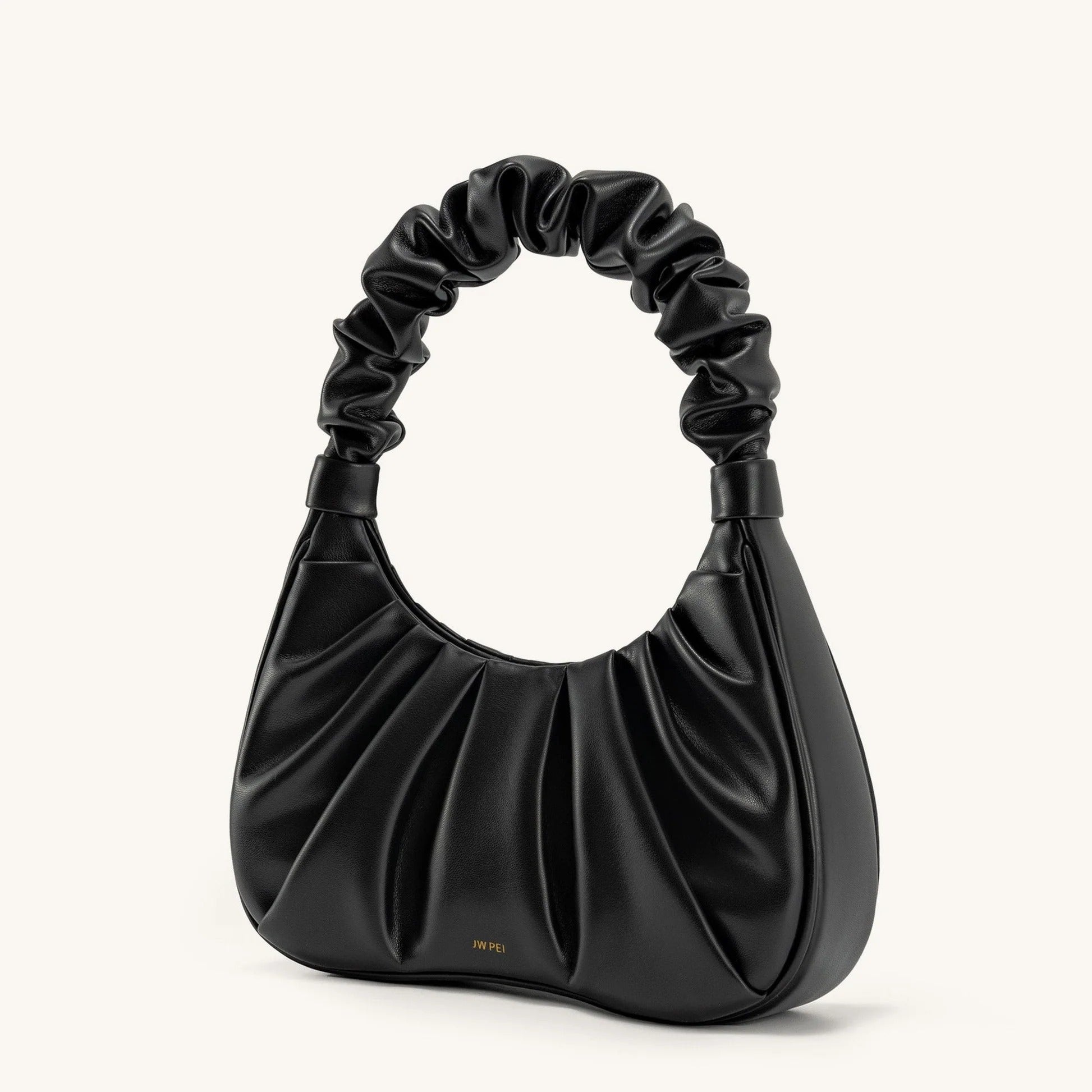 Carlota I borsa fruncida piel beige ROSAVELLI - imagen 5