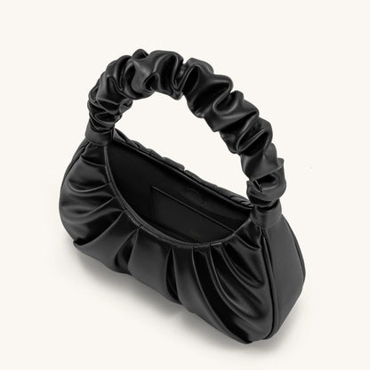 Carlota I borsa fruncida piel beige ROSAVELLI - imagen 6