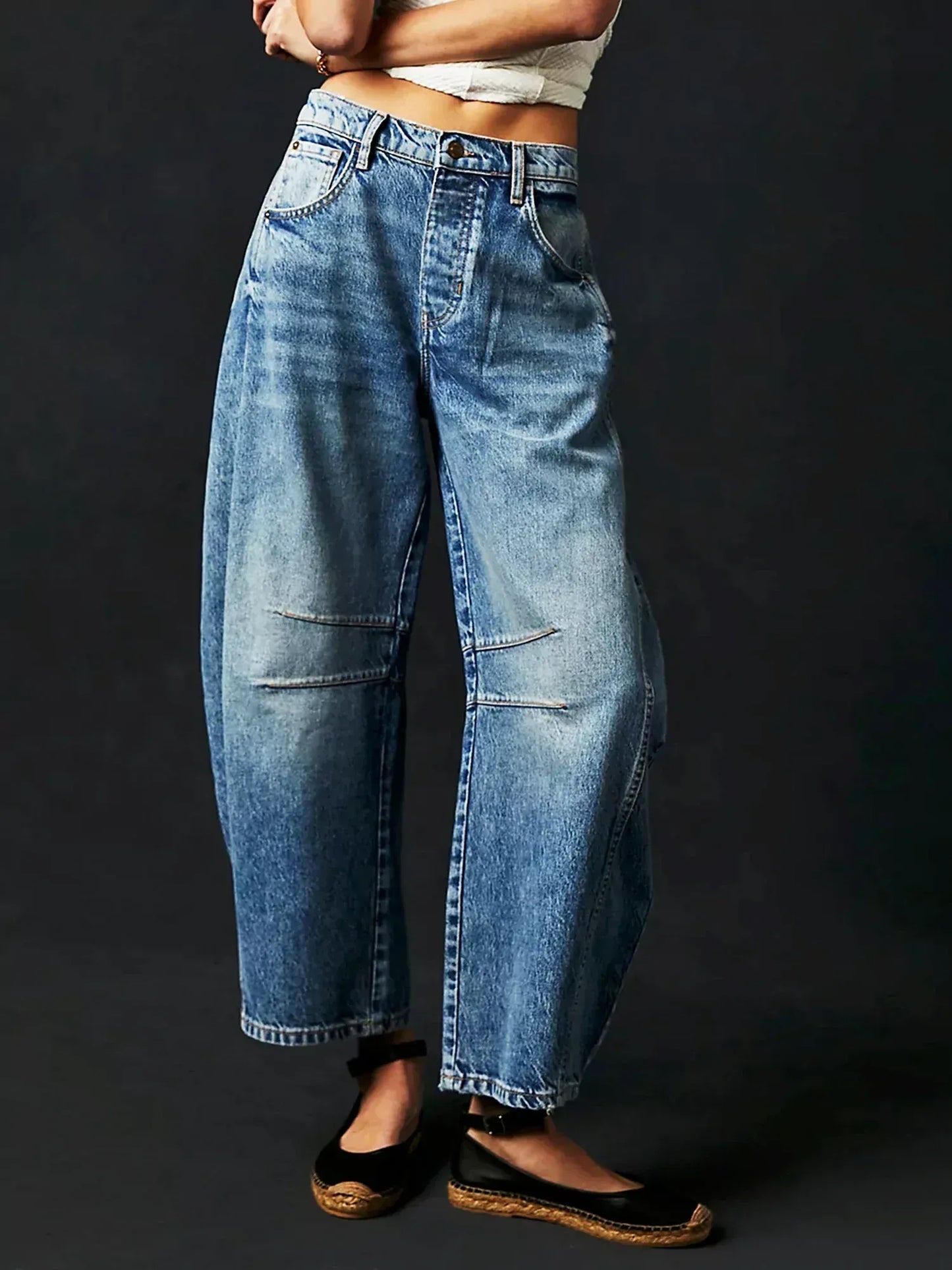 Ludovica I jeans balloon leopardo ROSAVELLI - imagen 2