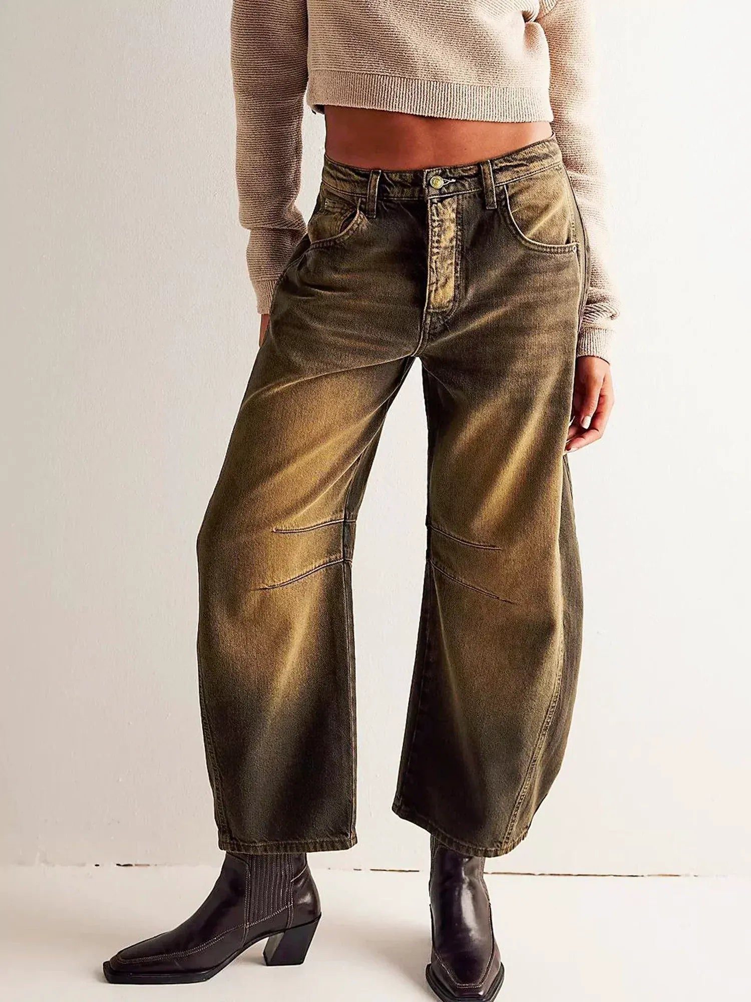 Ludovica I jeans balloon leopardo ROSAVELLI - imagen 6