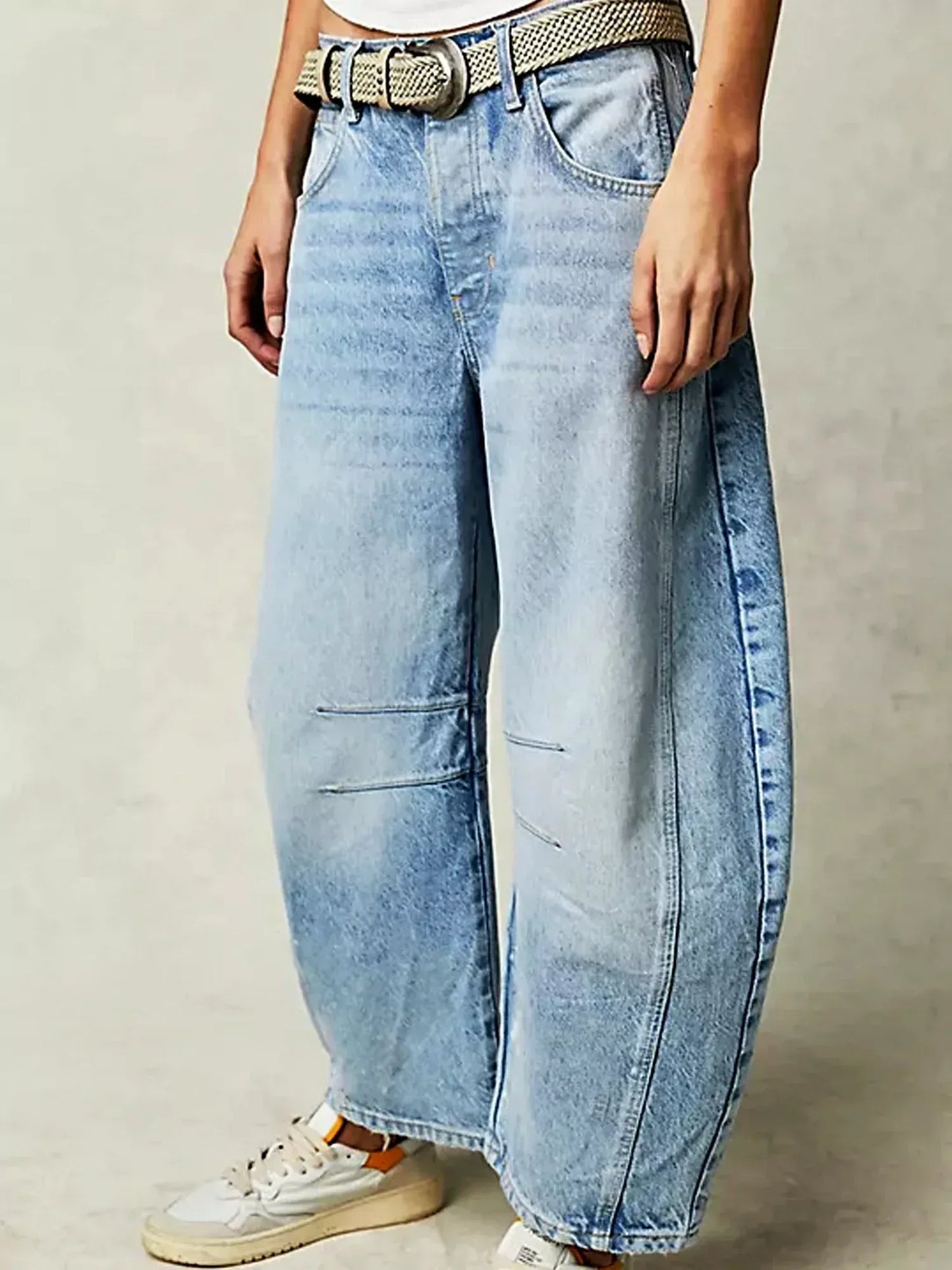 Ludovica I jeans balloon leopardo ROSAVELLI - imagen 3